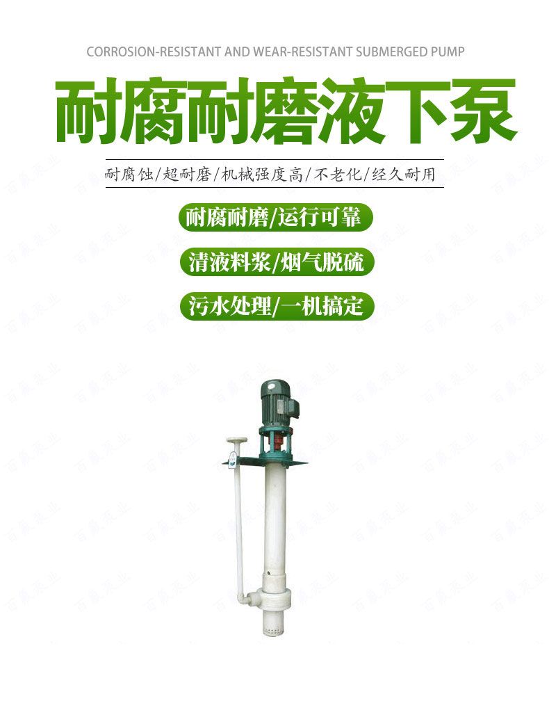 FYU型耐腐耐磨液下泵(图1)